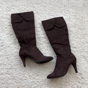 Pesaro brown heeled boots